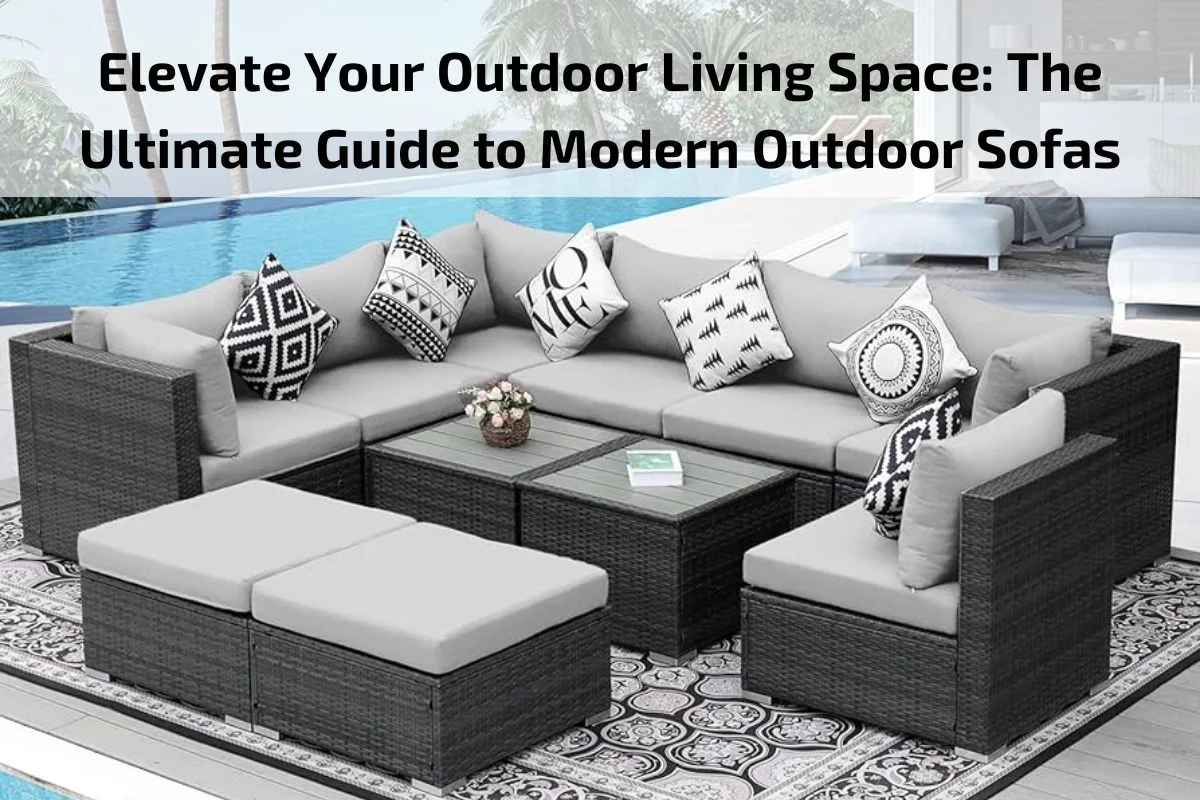 modern outdoor sofas